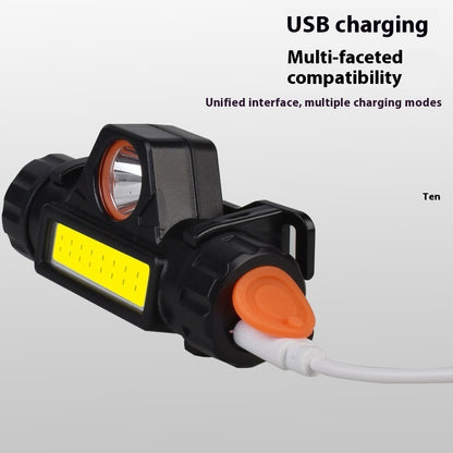 Headlight Strong Light LED Daily Charging Dual Light Source
