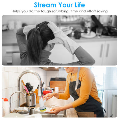 Rechargeable Electric Spin Scrubber