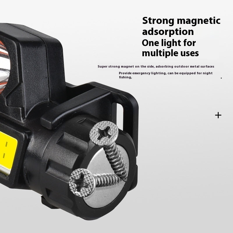 Headlight Strong Light LED Daily Charging Dual Light Source