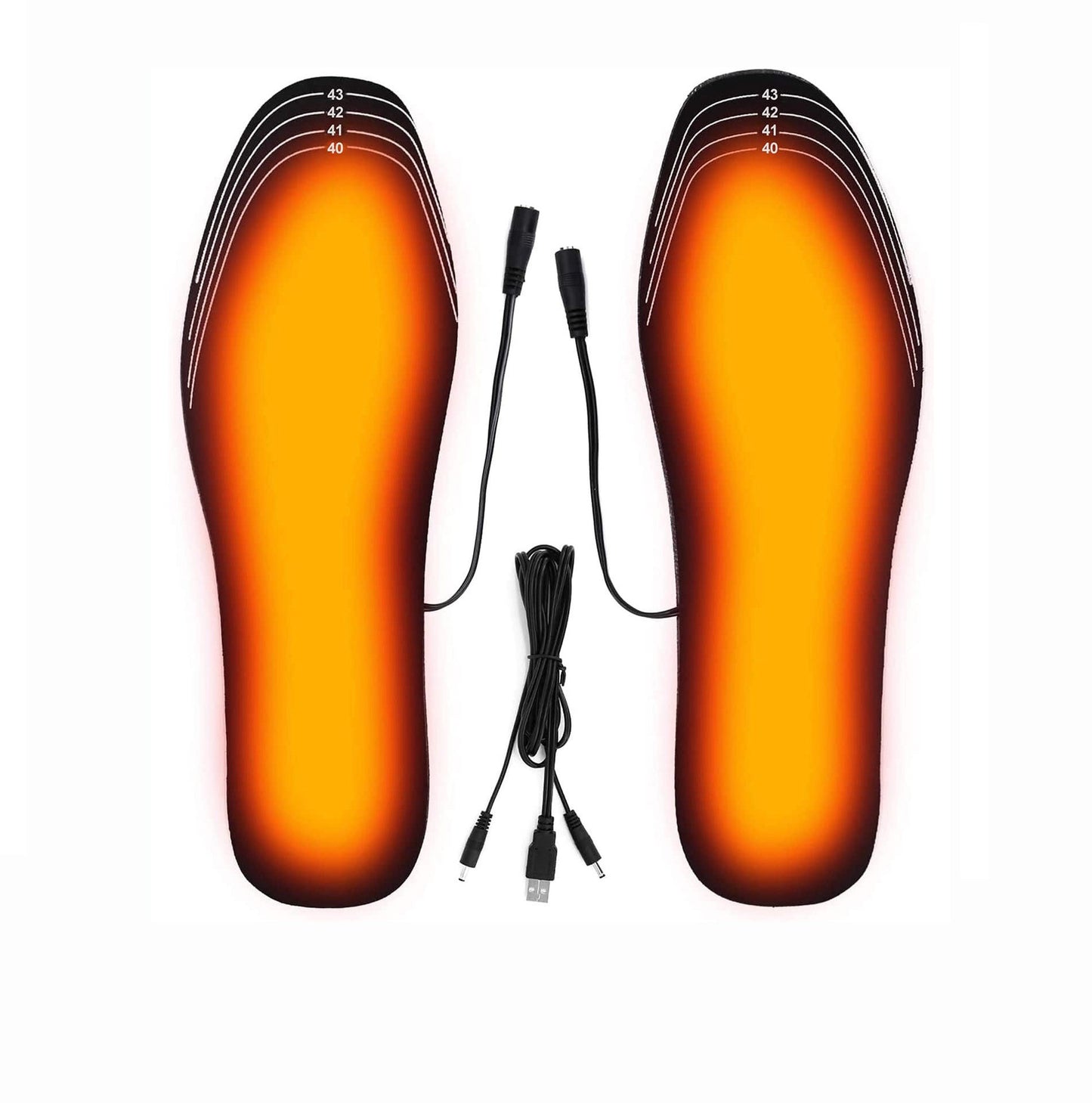 Cuttable USB Warmed Insole Foot Warmer Insole
