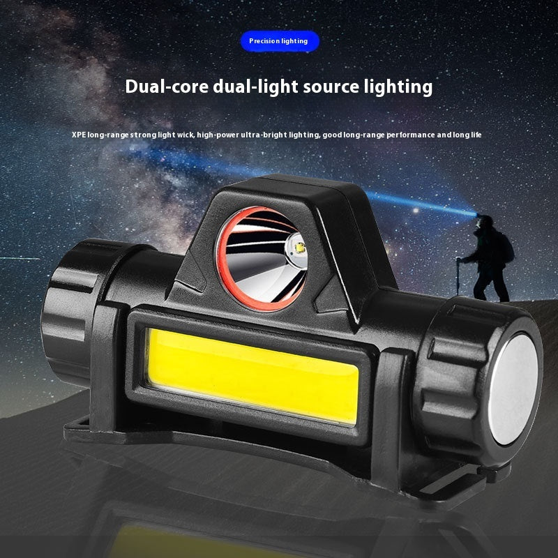 Headlight Strong Light LED Daily Charging Dual Light Source